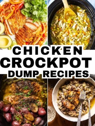 Featured Image - Chicken Crockpot Dump Recipes