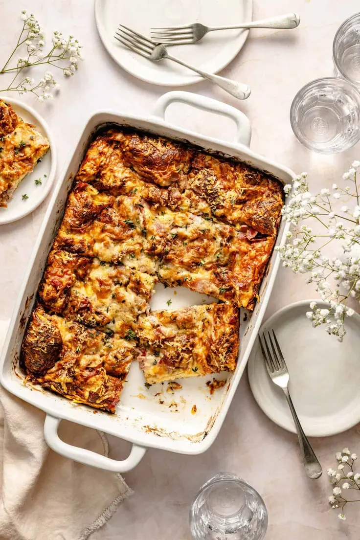Croque Monsieur Breakfast Casserole