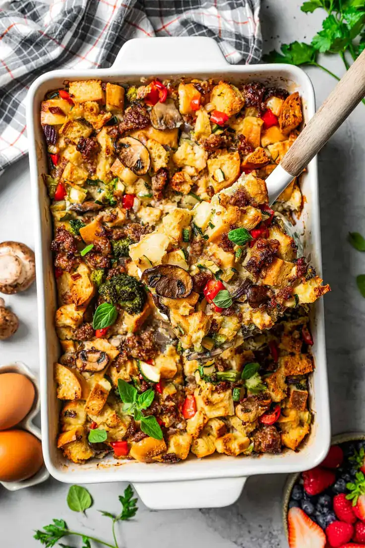 Breakfast Casserole with Sausage