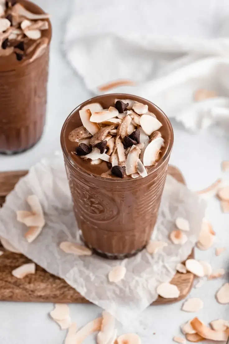 Coconut Chocolate Zucchini Smoothie (with sneaky veggies)