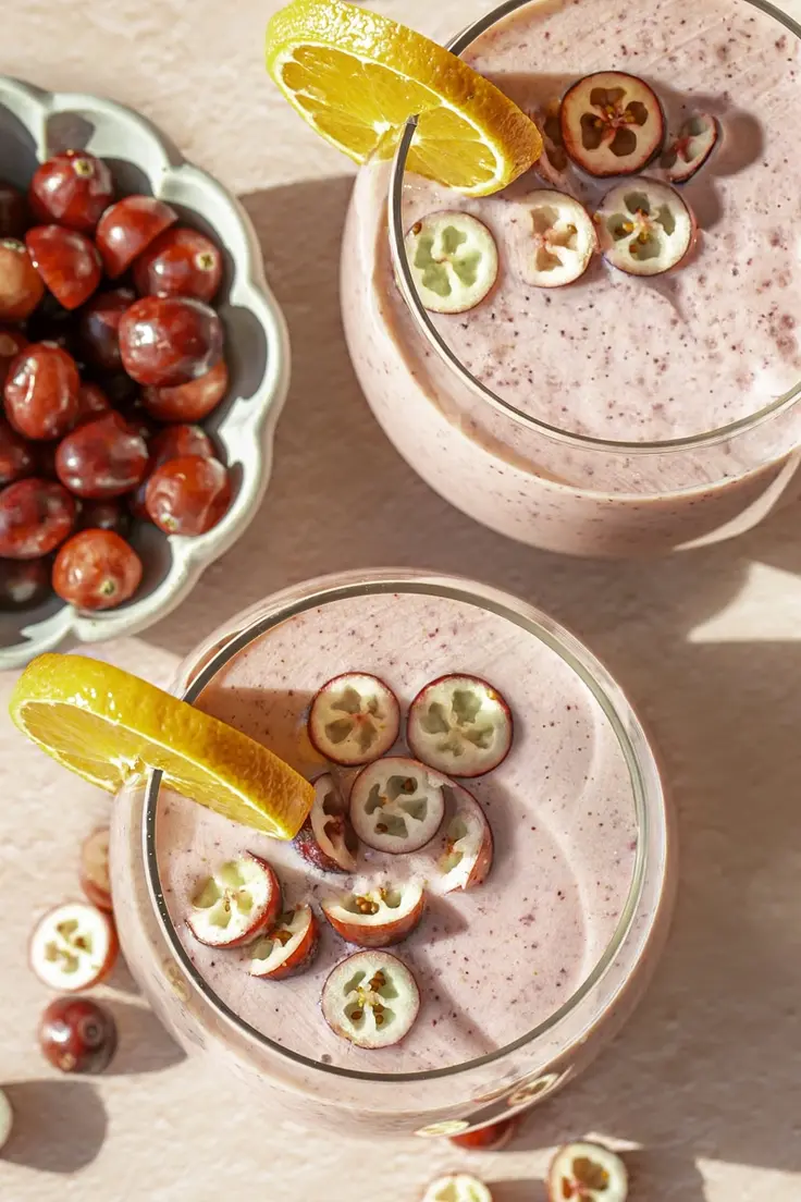 Cranberry Clementine Smoothie by Healthy Little Vittles
