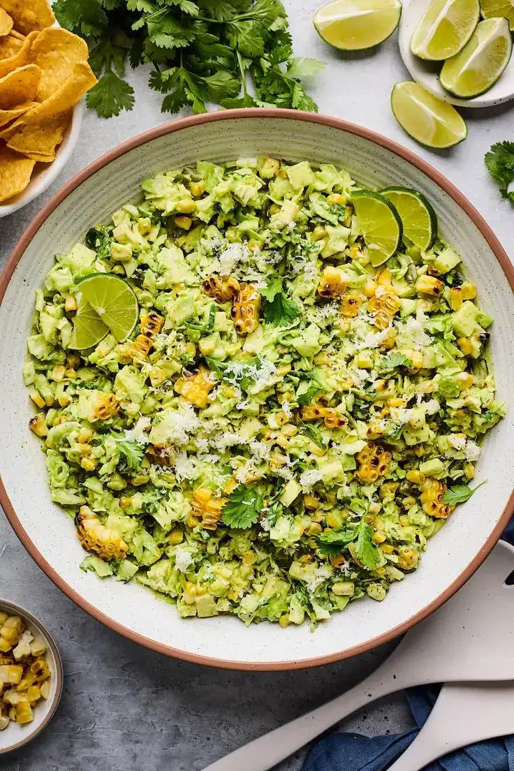 Charred Corn Cabbage Salad
