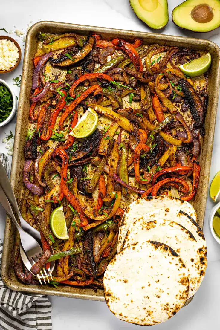 Baked Fajita Veggies Recipe by Midwest Foodie