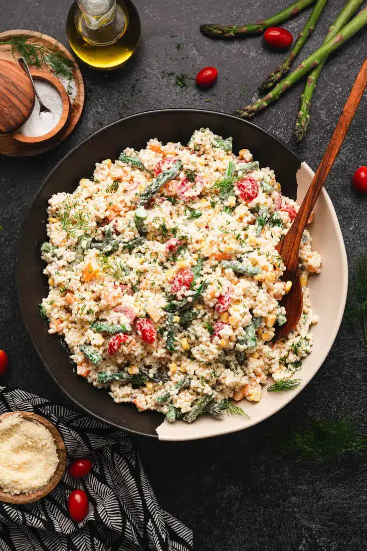 Summer Acini Di Pepe Pasta Recipe by Foxes Love Lemons