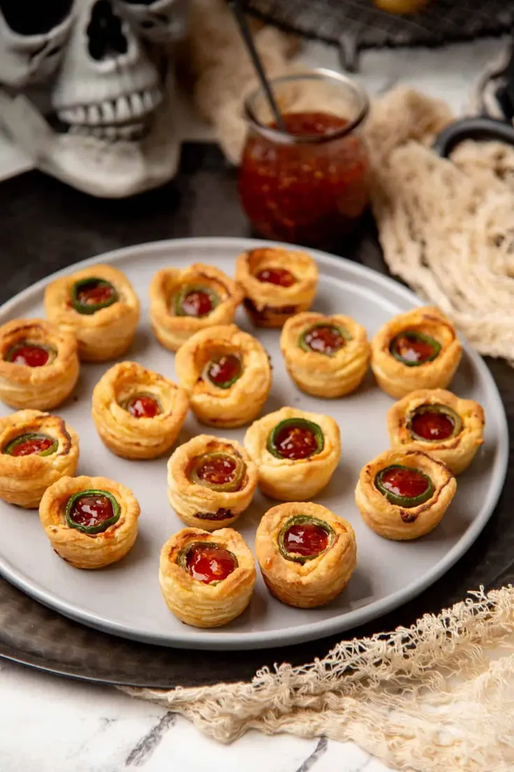 Jalapeño Eyeball Tarts
