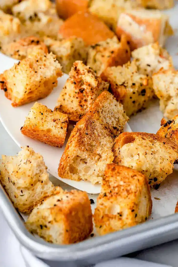Texas Roadhouse Croutons Recipe by Chef Jar
