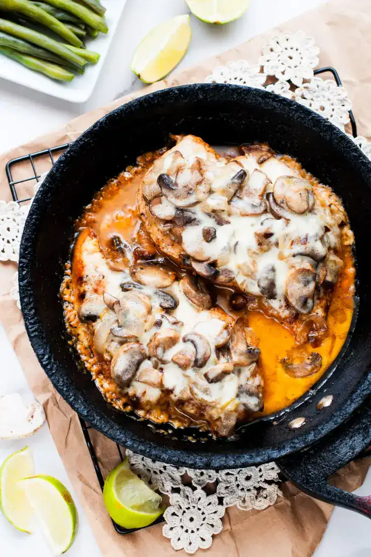 Texas Roadhouse Smothered Chicken Recipe by One Sweet Harmony
