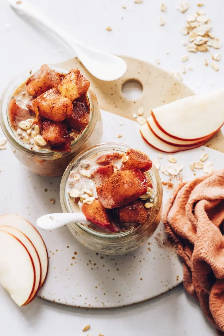 Apple Pie Overnight Oats Recipe by Minimalist Baker