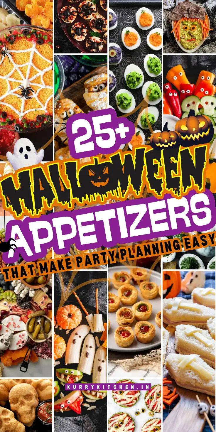 Pinterest Image - Halloween Appetizer Ideas