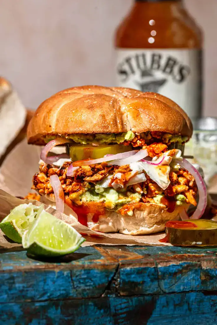 BBQ Tofu Sandwich Recipe by Thank You Berry Much
