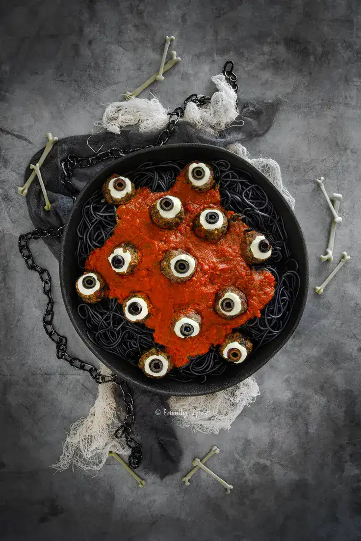 Halloween Pasta Recipe by Family Spice
