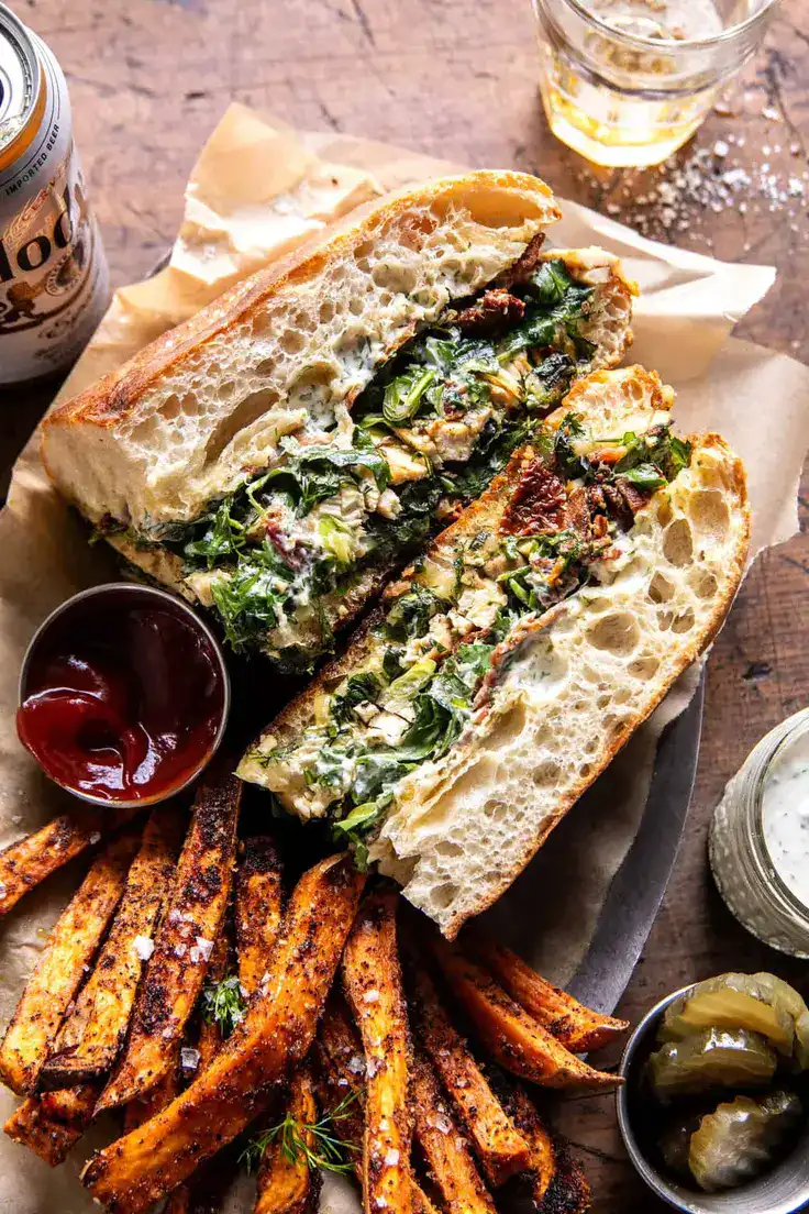 Hot Ranch Chicken and Bacon Sandwich Recipe by Half Baked Harvest
