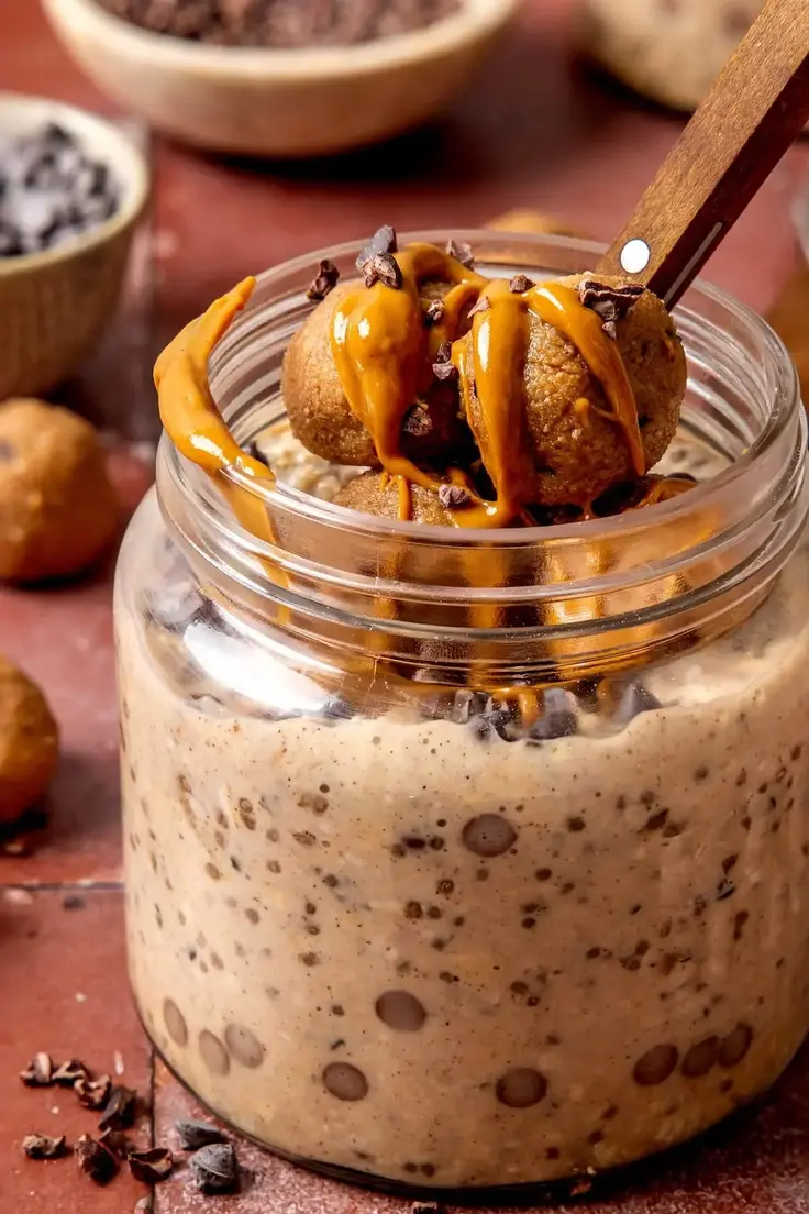 Cookie Dough Overnight Oats Recipe by Olivia Adriance
