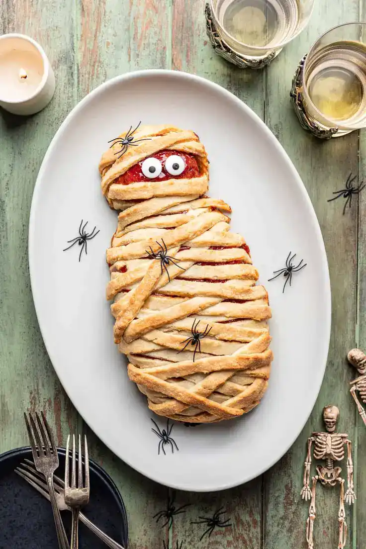 Mummy Meatloaf Recipe by Your Homemade Healthy
