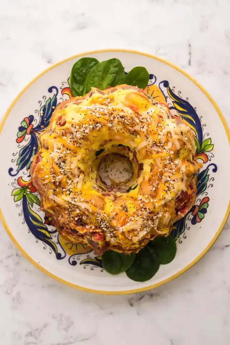 Air Fryer Breakfast Bundt Bake Recipe by xoxoBella

