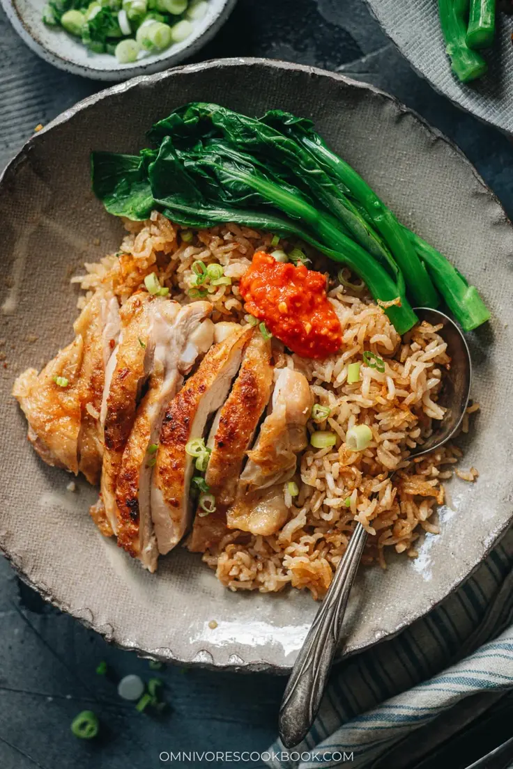 One-Pan Chinese Chicken and Rice Recipe by Omnivore’s Cookbook
