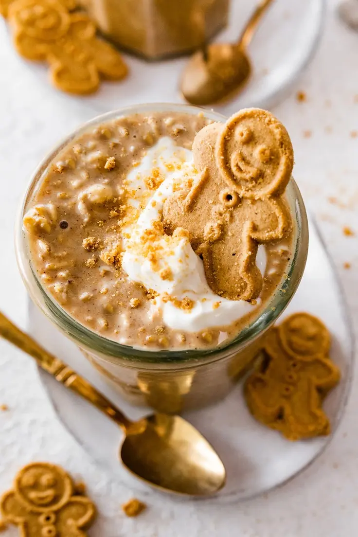 Gingerbread Overnight Oats Recipe by Eating Bird Food