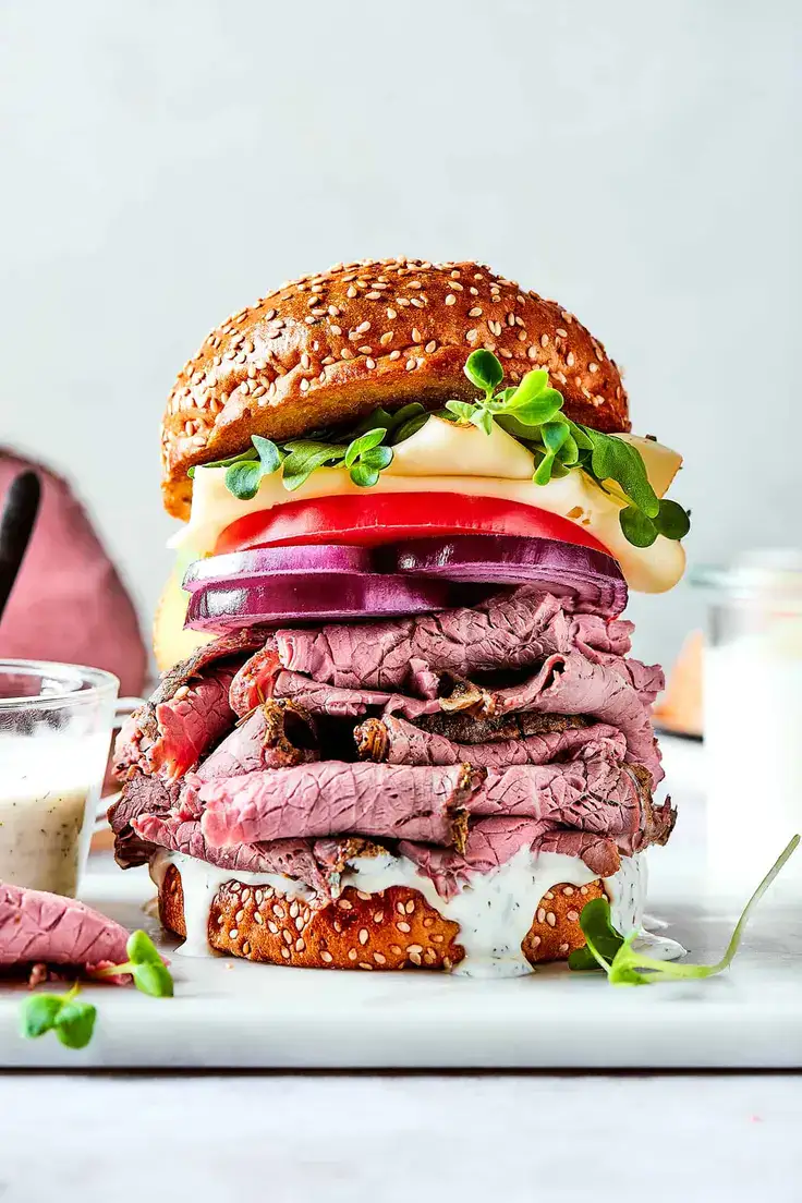 Roast Beef Sandwich Recipe by A Farmgirl’s Dabbles
