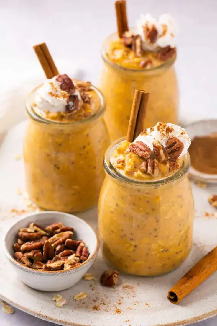 High Protein Pumpkin Overnight Oats Recipe by Lauren Fit Foodie