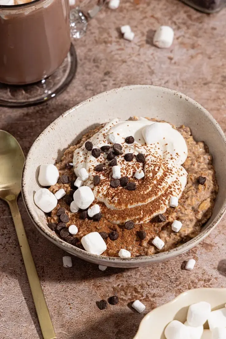 Hot Chocolate Overnight Oats Recipe by Jenn Eats Good
