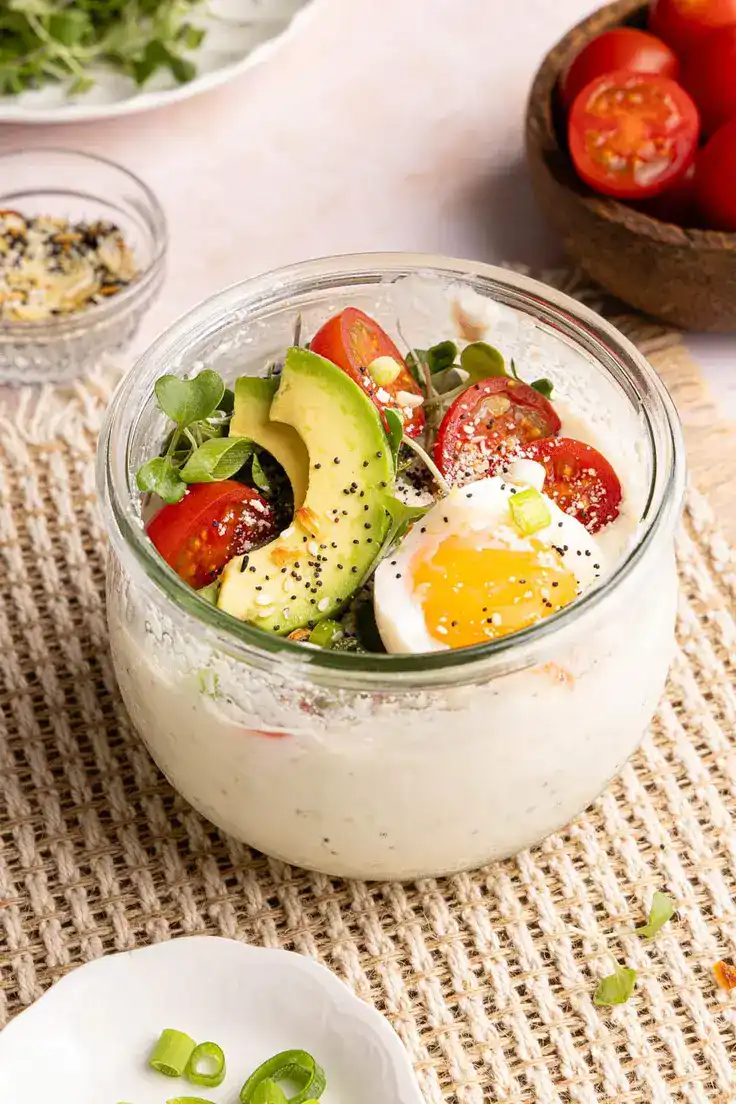 Savory Overnight Oats Recipe by The Balanced Nutritionist