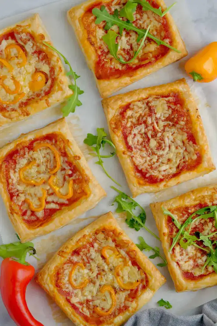  Puff Pastry Mini Pizzas Recipe by Healthy Bites for Kids