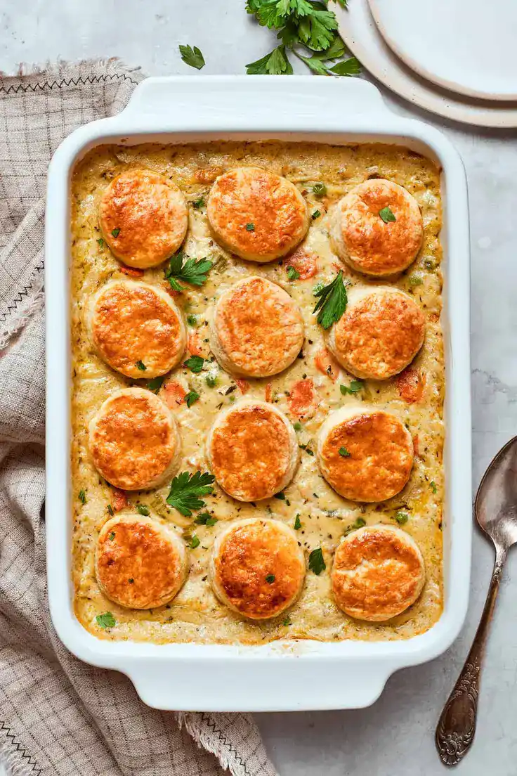 Chicken Pot Pie Casserole Recipe by Easy Weeknight Recipes
