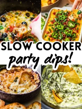 Easy Slow Cooker Party Dip Recipes - Featured Image
