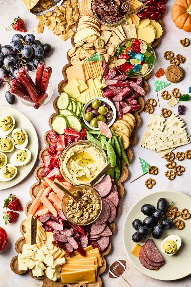 Game Day Snack Board Recipe by Simply Whisked
