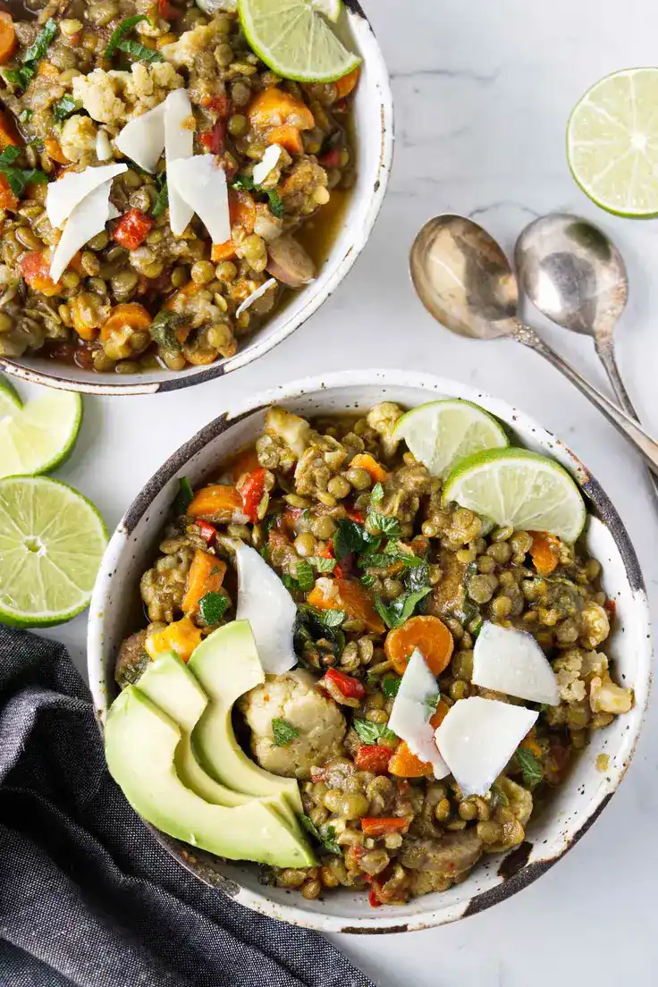 Slow Cooker Lentil Stew Recipe by Savor the Best