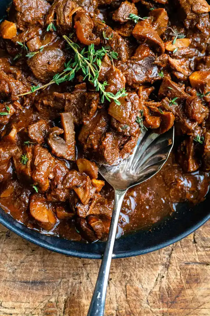 Slow Cooker Venison Stew Recipe by Supergolden Bakes