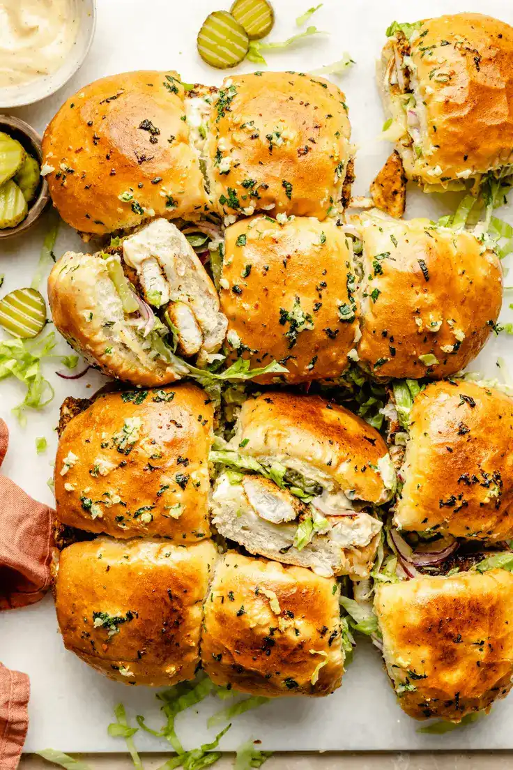 Spicy Blackened Chicken Sliders Recipe by Gimme Delicious

