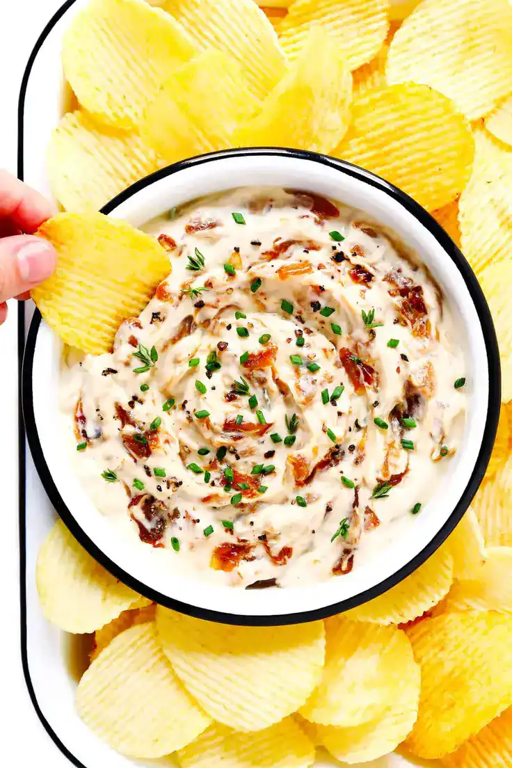 French Onion Dip Recipe by Gimme Some Oven