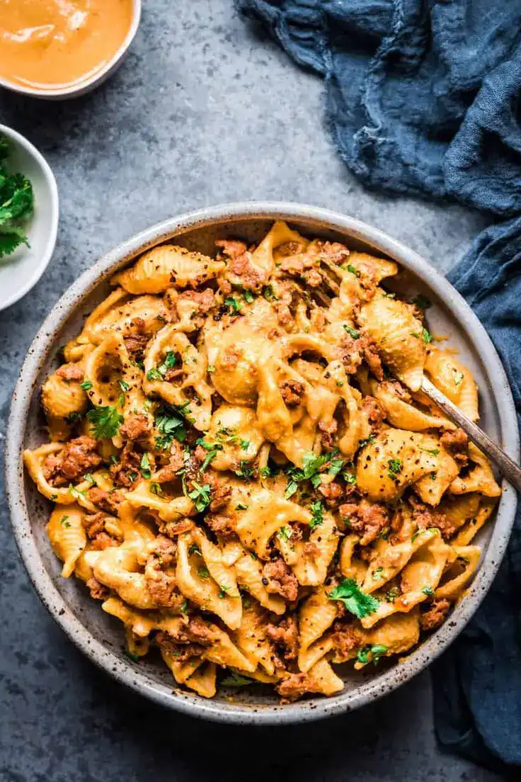 Creamy Chipotle Sweet Potato Pasta Recipe by Rainbow Plant Life
