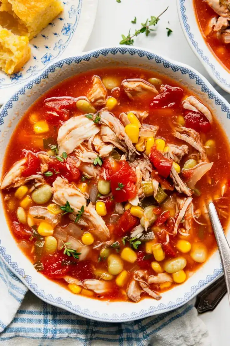 Crockpot Brunswick Stew Recipe by The Seasoned Mom