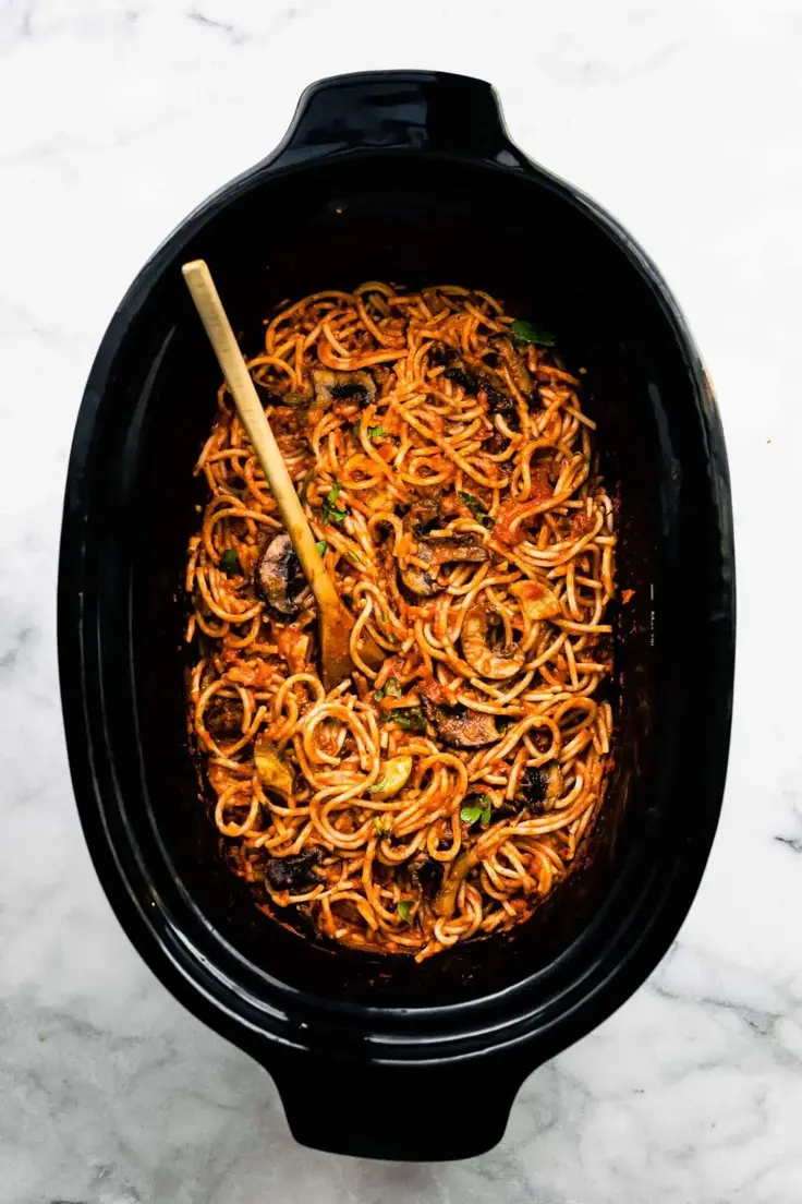 Gluten-Free Slow Cooker Spaghetti Recipe by Cotter Crunch
