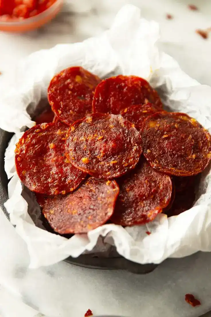 Pepperoni Chips Recipe by Don’t Go Bacon My Heart
