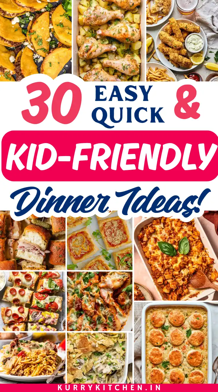 Pin for Easy Kid Friendly Dinner Ideas!