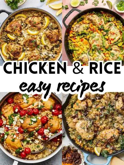Featured Image - Easy Chicken and Rice Recipes