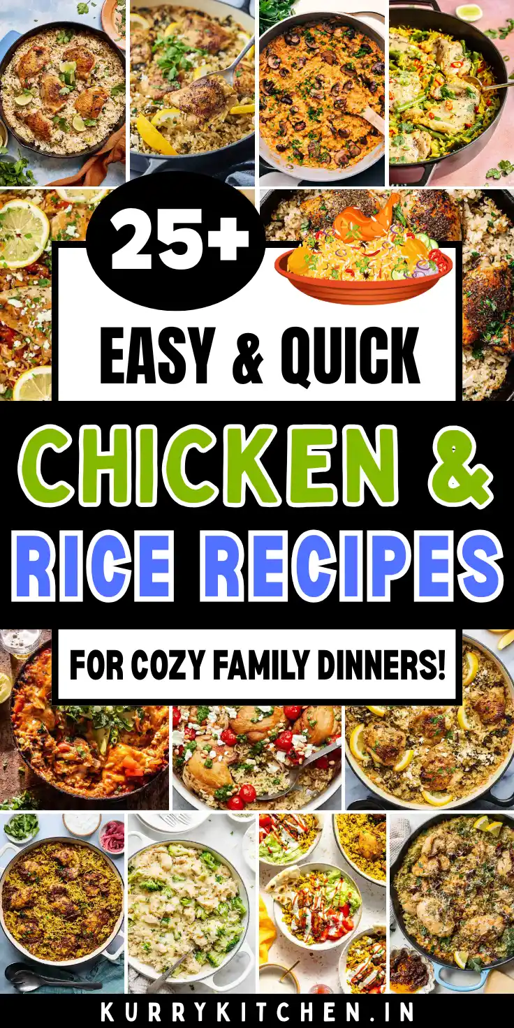 Pin for Easy Chicken and Rice Recipes for Busy Weeknights