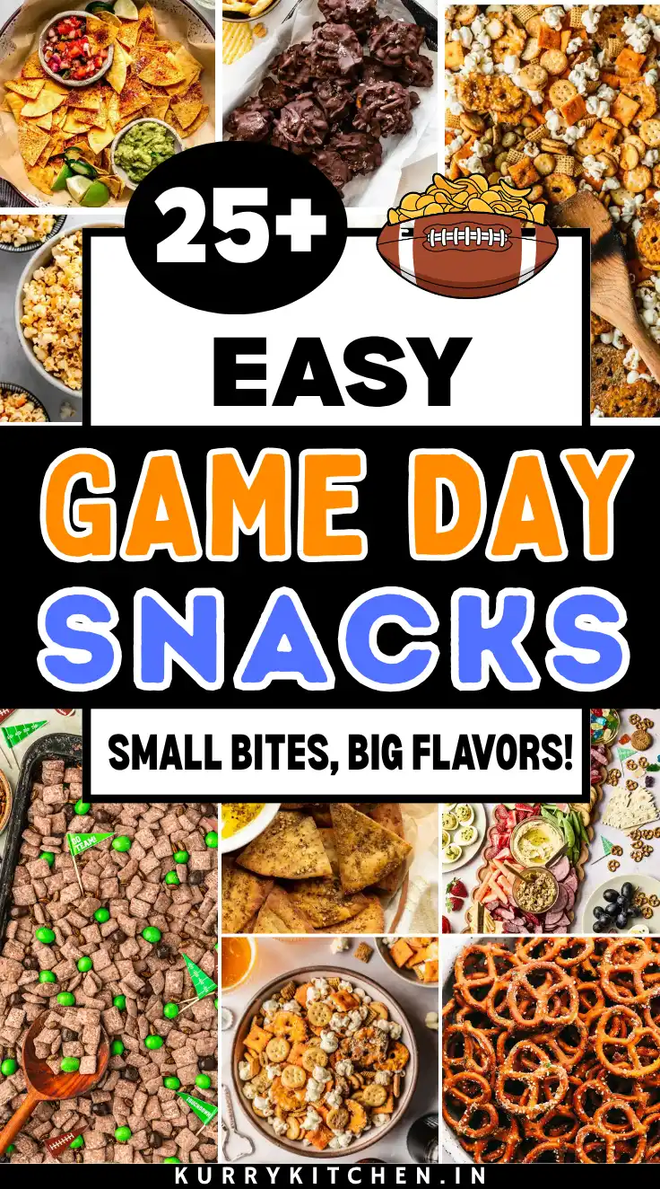 Pin for Easy Game Day Snacks