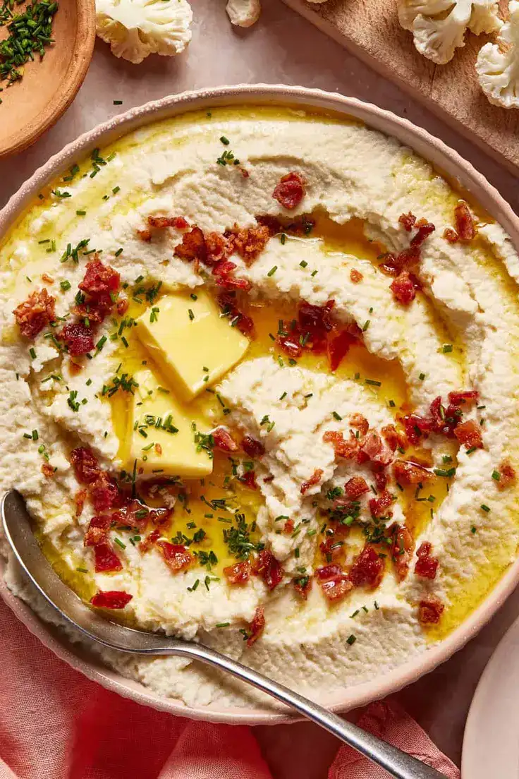 Brown Butter Cauliflower Mash Recipe by KaleJunkie
