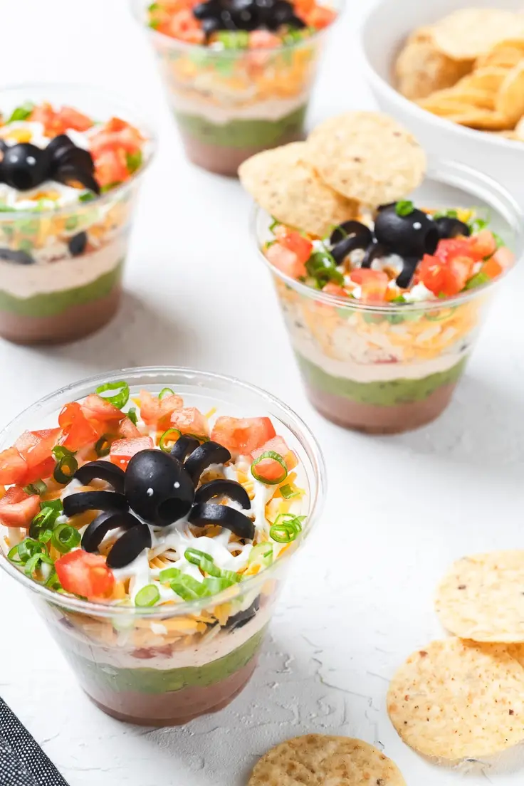 Halloween Taco Dip Cups Recipe by Your Better Kitchen