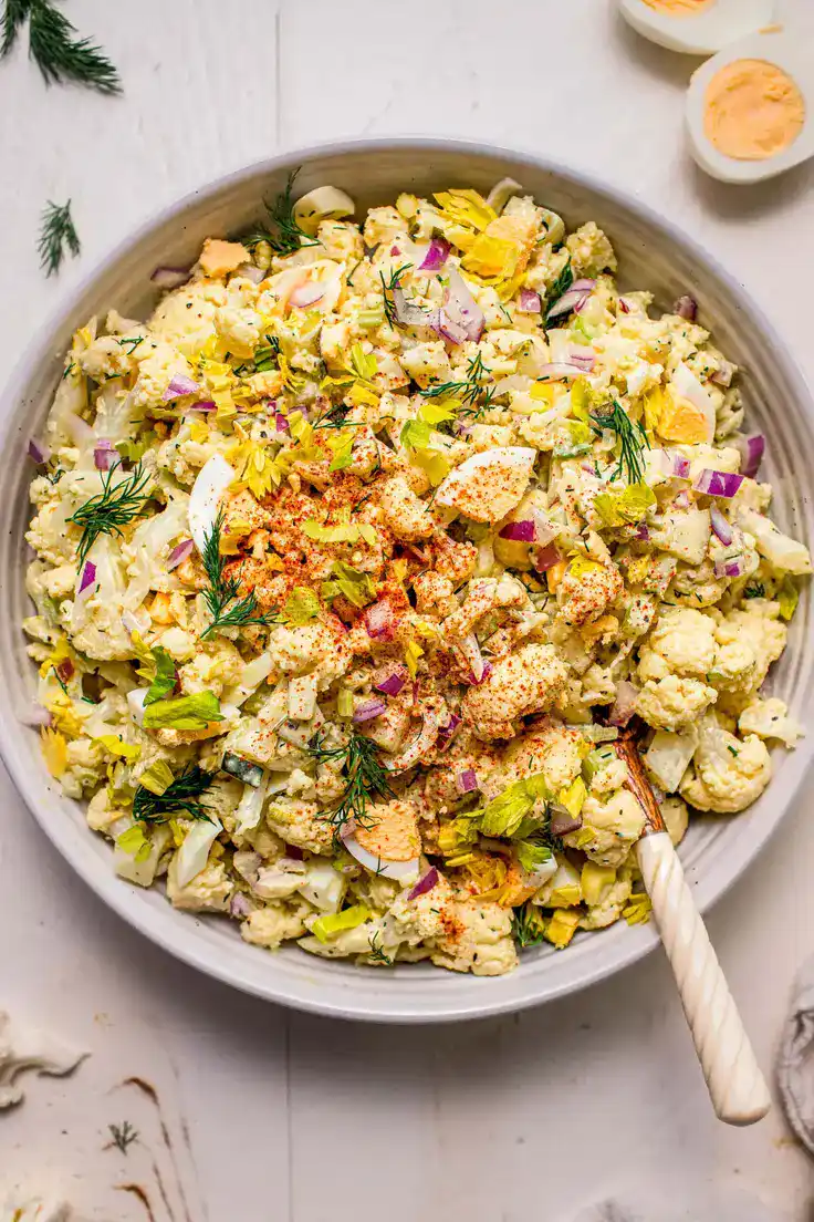 Cauliflower Potato Salad Recipe by Platings and Pairings
