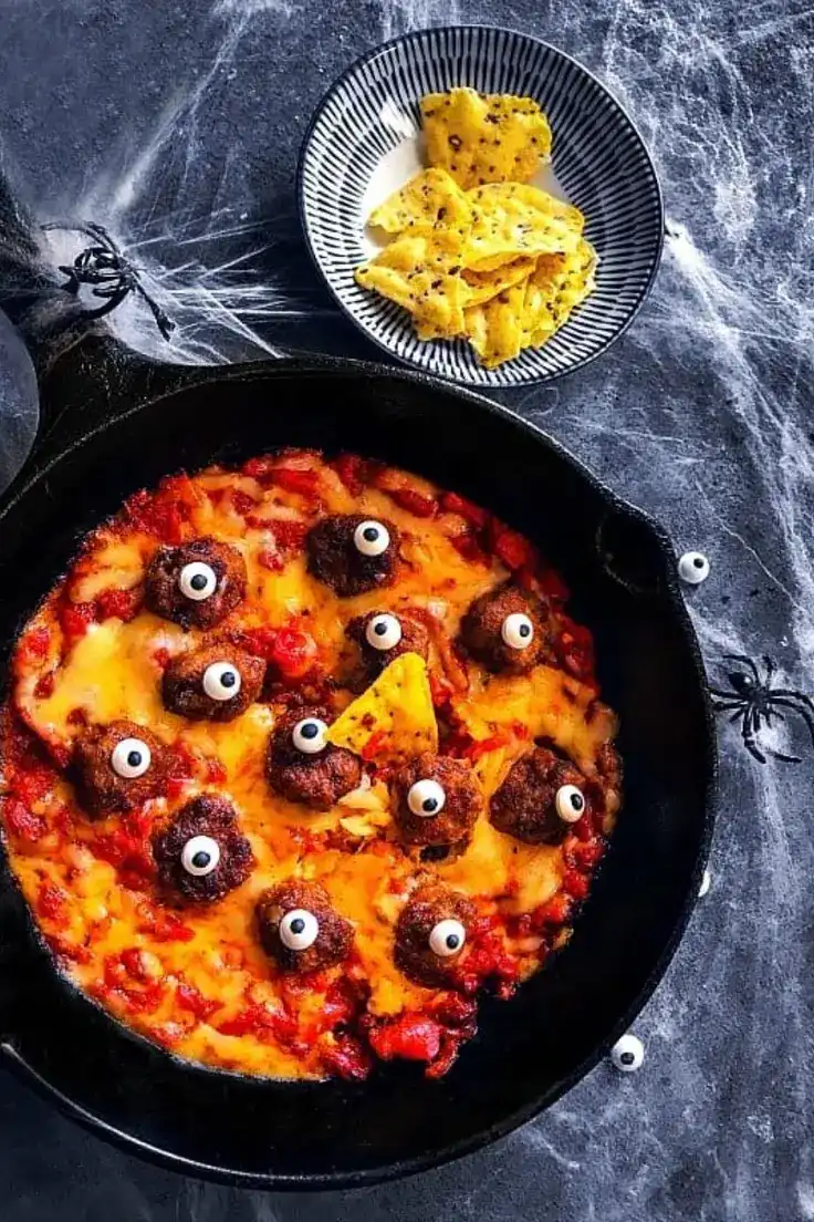 Cheesy Monster Dip Recipe by Easy Cooking with Molly