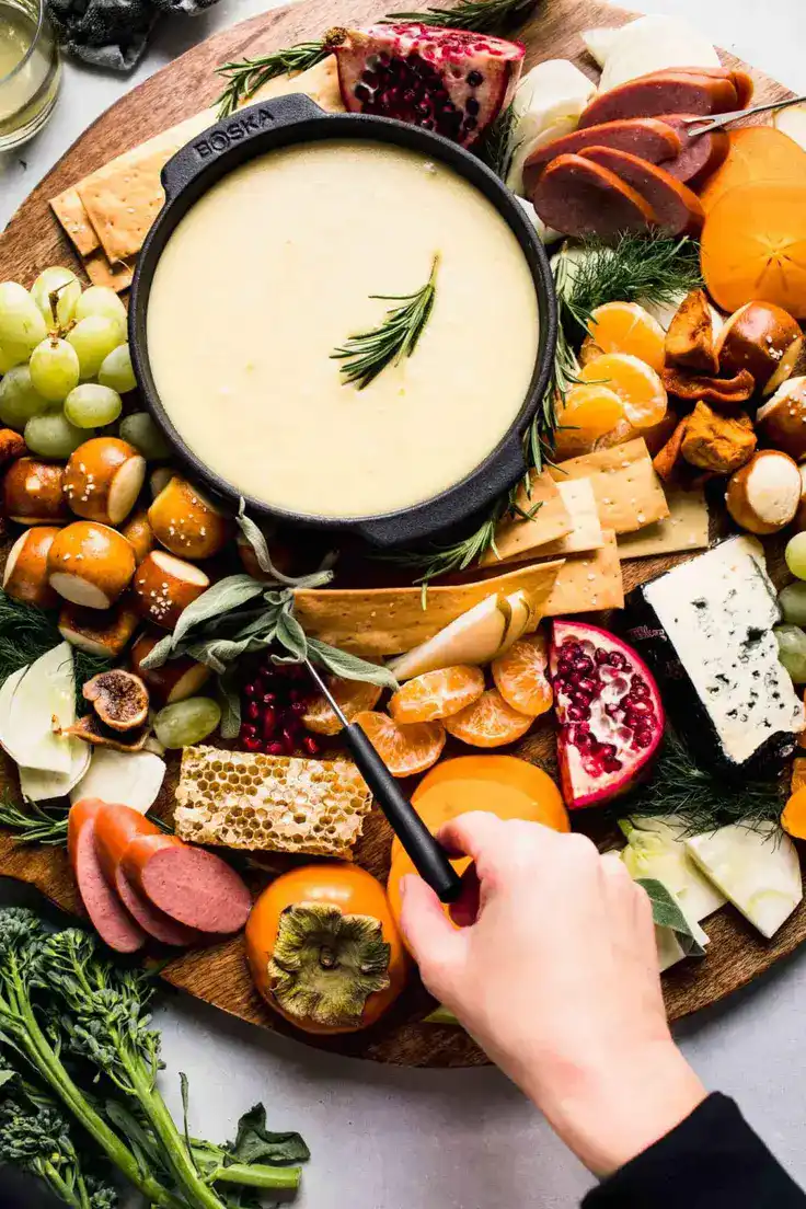 Classic Cheese Fondue (White Wine Fondue) Recipe by Platings and Pairings