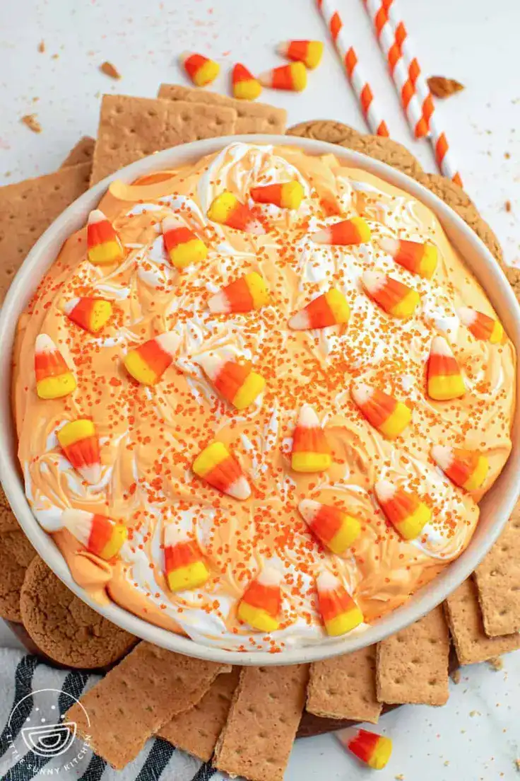 Candy Corn Dip Recipe by Little Sunny Kitchen