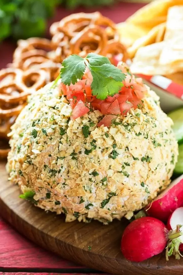 Jalapeno Cheddar Cheese Ball Recipe by Dinner at the Zoo