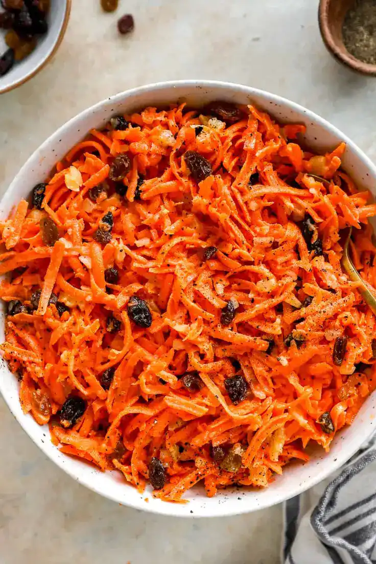 Carrot Raisin Salad Recipe by The Cookie Rookie