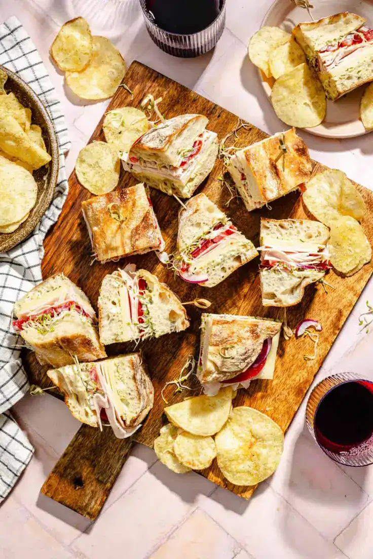 Turkey and Havarti Party Sandwiches Recipe by The Defined Dish